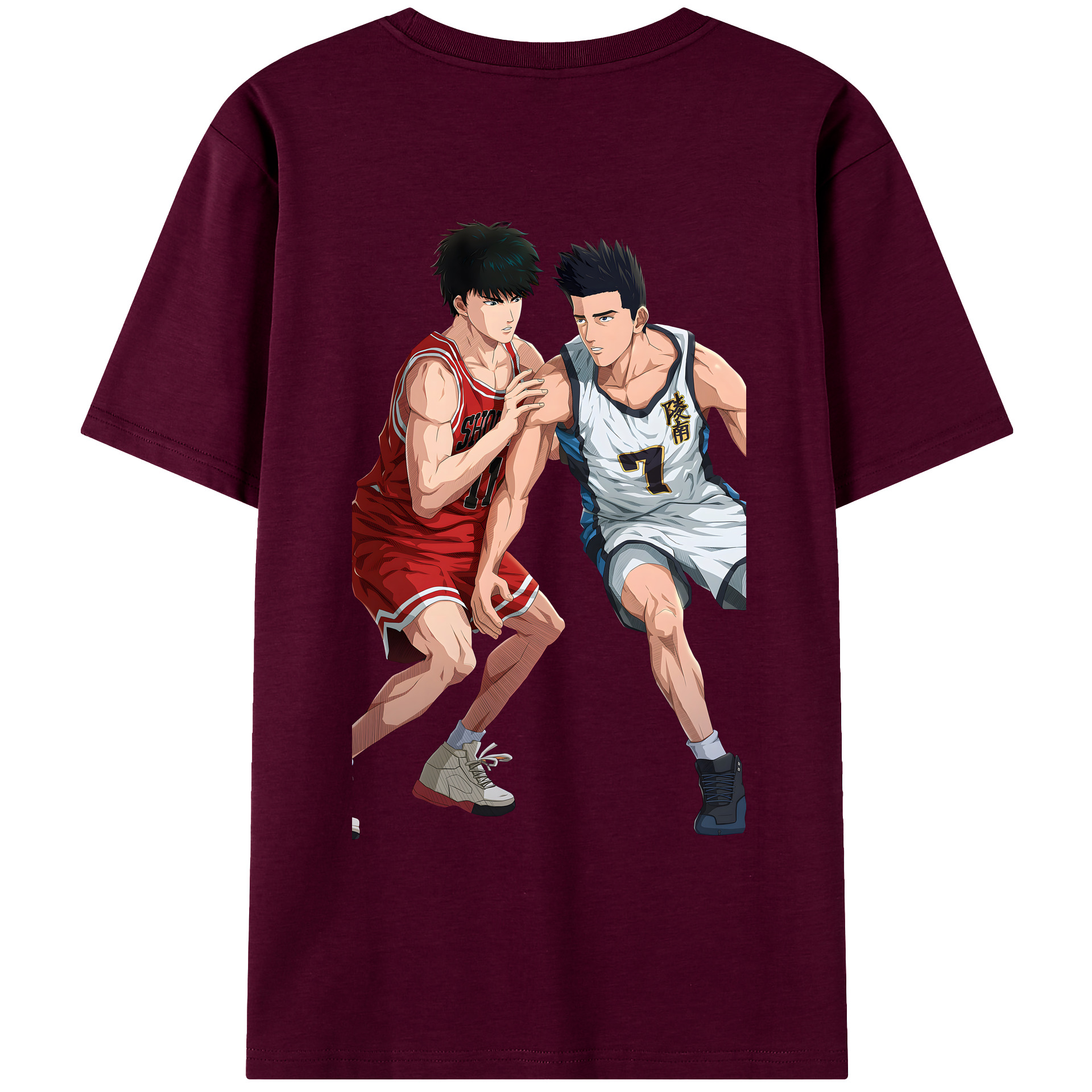 SLAM DUNK／スラムダンク レディース半袖Tシャツ(バックプリント)